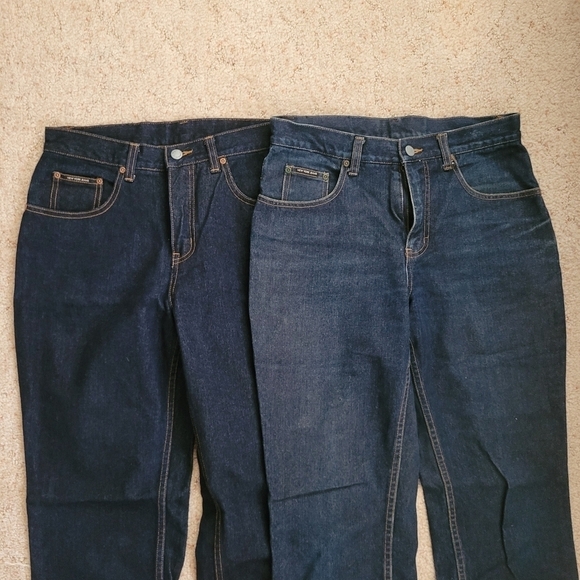 New York & Company Dark Wash Straight Leg Jeans lot of 2 - Picture 5 of 8